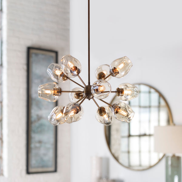 Uttermost Chet 12 Light Sputnik Chandelier