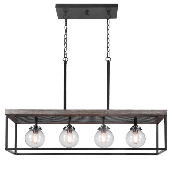 Uttermost Pearsall 4 Light Industrial Island Light