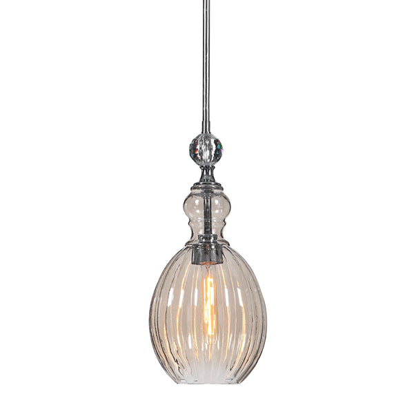 Uttermost GiGi 1 Light Glass Mini Pendant