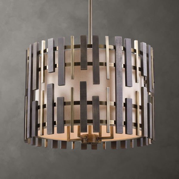 Uttermost Myers 4 Light Drum Pendant