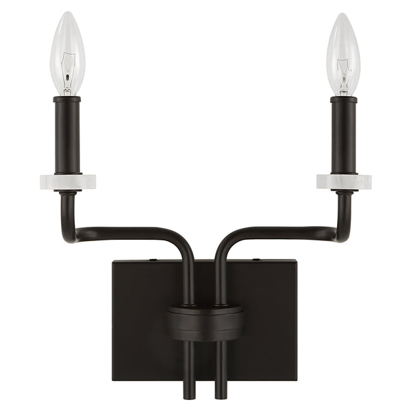 Uttermost Ebony Elegance 2 Light Sconce