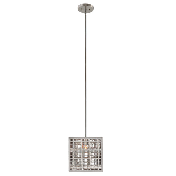 Uttermost Pendleton 1 Light Nickel Pendant