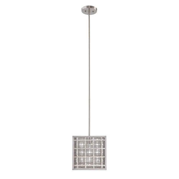 Uttermost Pendleton 1 Light Nickel Pendant