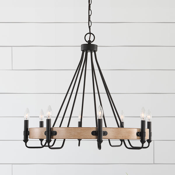 Uttermost Deschutes 8 Light Farmhouse Chandelier