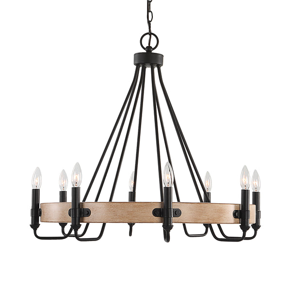 Uttermost Deschutes 8 Light Farmhouse Chandelier