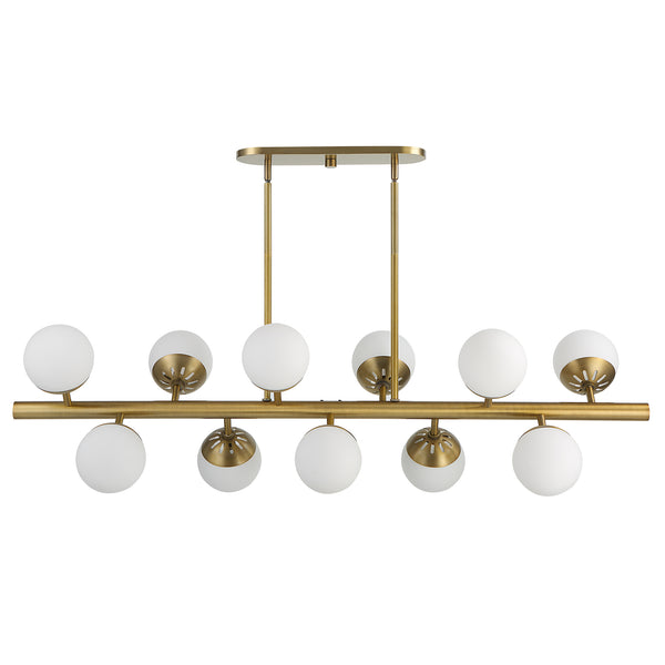 Uttermost Droplet 11 Light Linear Chandelier