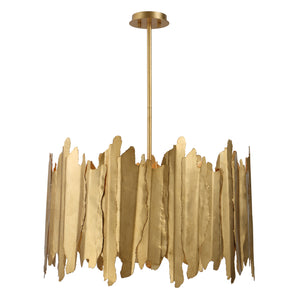 Uttermost Golden Gate 8 Light Industrial Pendant