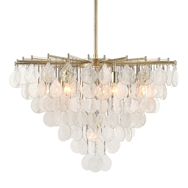 Uttermost Goccia 8 Light Tear Drop Glass Pendant