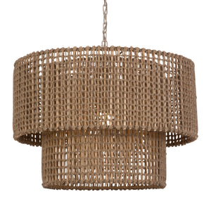 Uttermost Biswas Woven Jute 1 Light Pendant