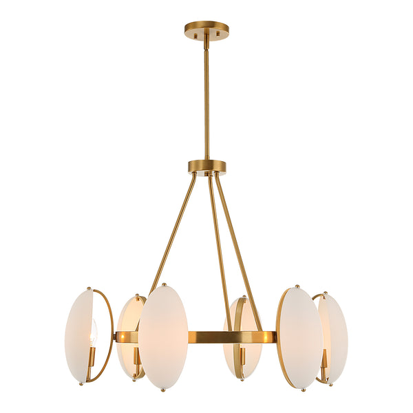 Uttermost Oviform 6 Light Round Chandelier