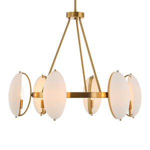 Uttermost Oviform 6 Light Round Chandelier