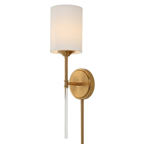 Uttermost Awyr 1 Light Brass Sconce