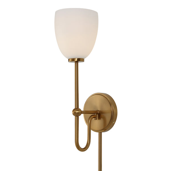 Uttermost Trophy 1 Light Brass Sconce