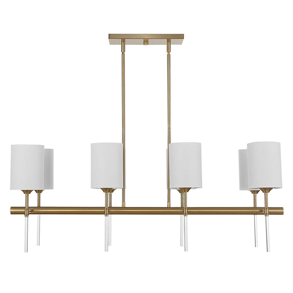 Uttermost Awyr 8 Light Linear Chandelier