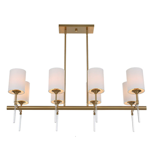 Uttermost Awyr 8 Light Linear Chandelier