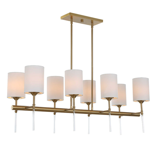 Uttermost Awyr 8 Light Linear Chandelier