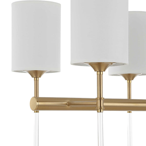 Uttermost Awyr 8 Light Linear Chandelier