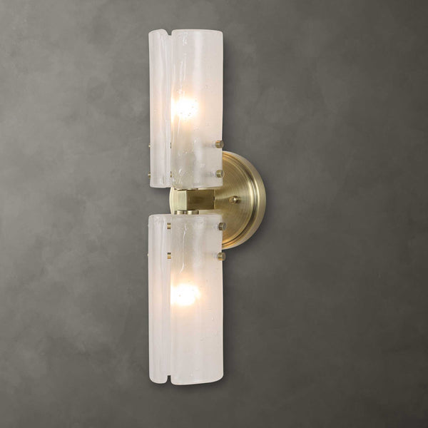 Uttermost Mistie 2 Light Glass Sconce