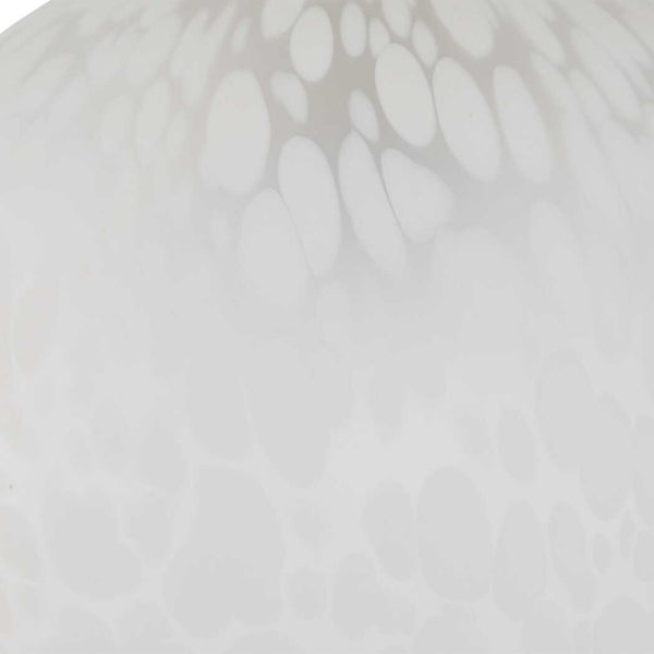 Uttermost Huch 1 Light White Glass Pendant