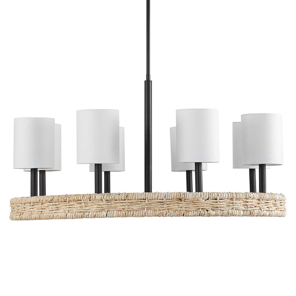 Uttermost Faiyam 8 Light Rattan Chandelier