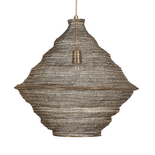 Uttermost Sigh Woven Brass 1 Light Pendant
