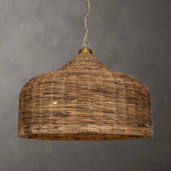 Uttermost Tauranga Seagrass 5 Light Pendant