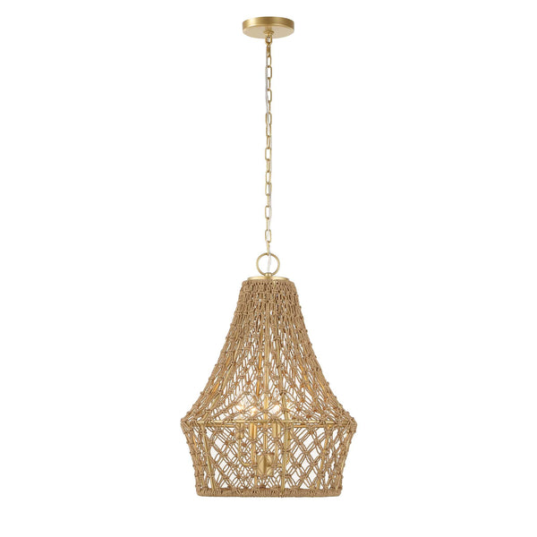 Uttermost Macrame 4 Light Rope Pendant