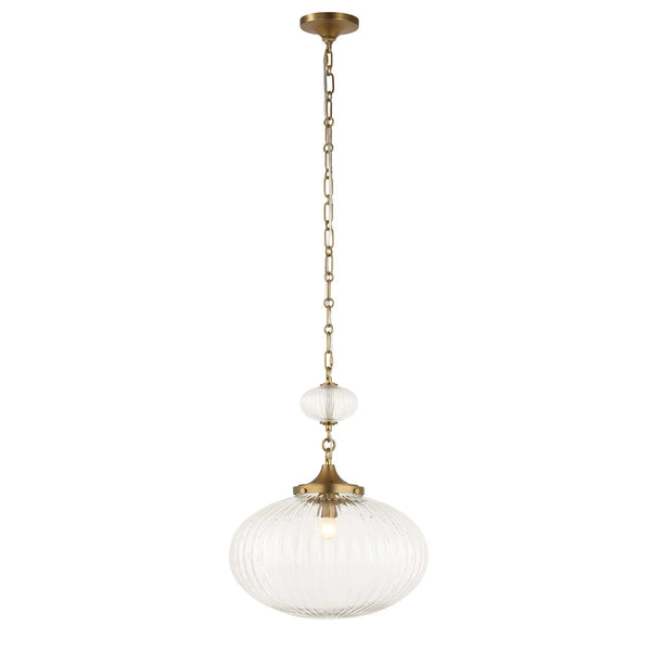 Uttermost Bellaire 1 Light Glass Shade Pendant