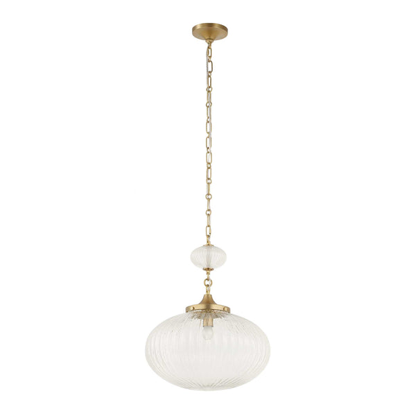 Uttermost Bellaire 1 Light Glass Shade Pendant