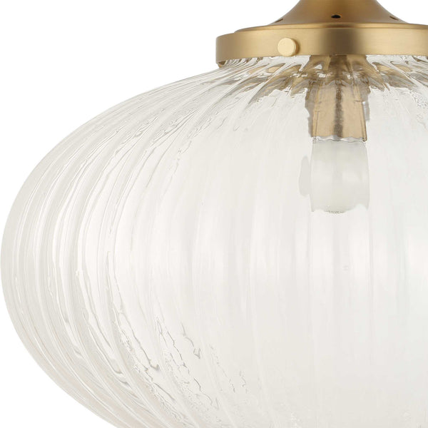 Uttermost Bellaire 1 Light Glass Shade Pendant
