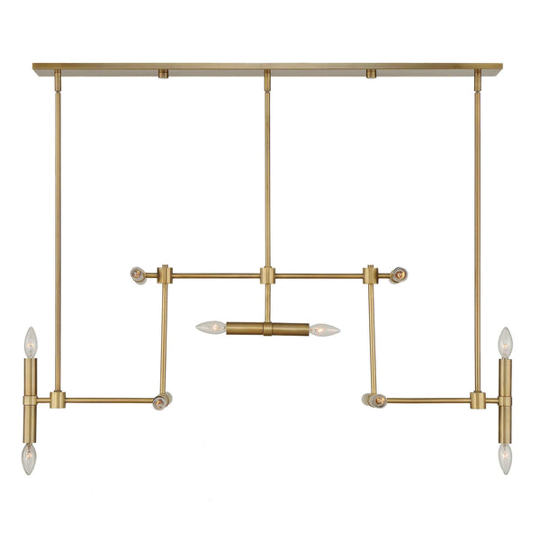 Uttermost Cadre 14 Light Modern Linear Pendant