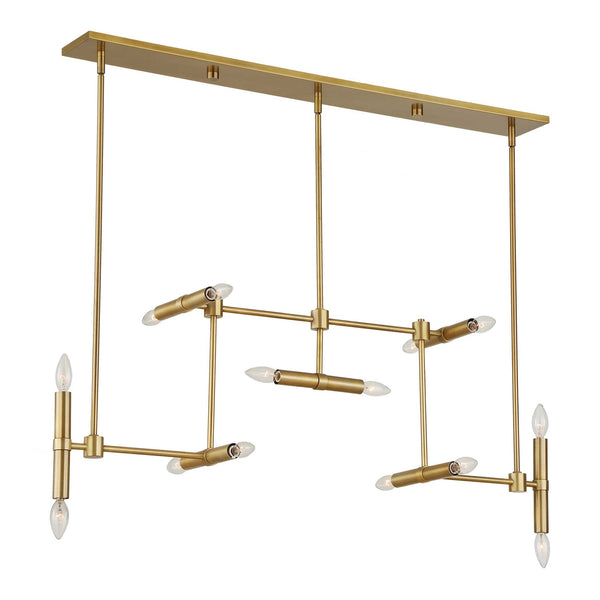Uttermost Cadre 14 Light Modern Linear Pendant