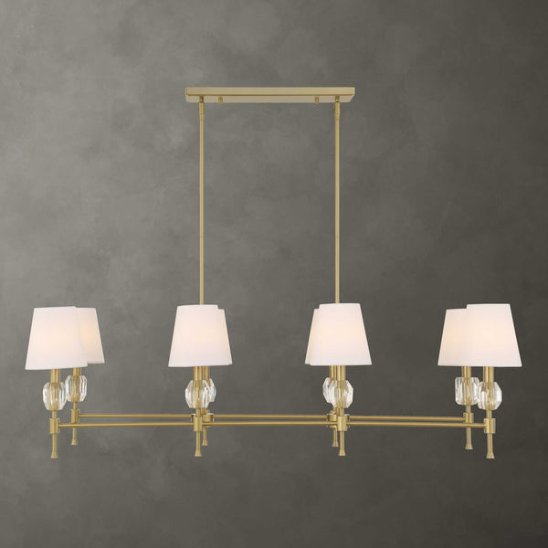 Uttermost Arques 8 Light Linear Chandelier