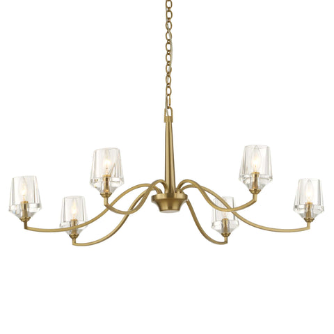 Uttermost Barcelona 6 Light Brass Chandelier