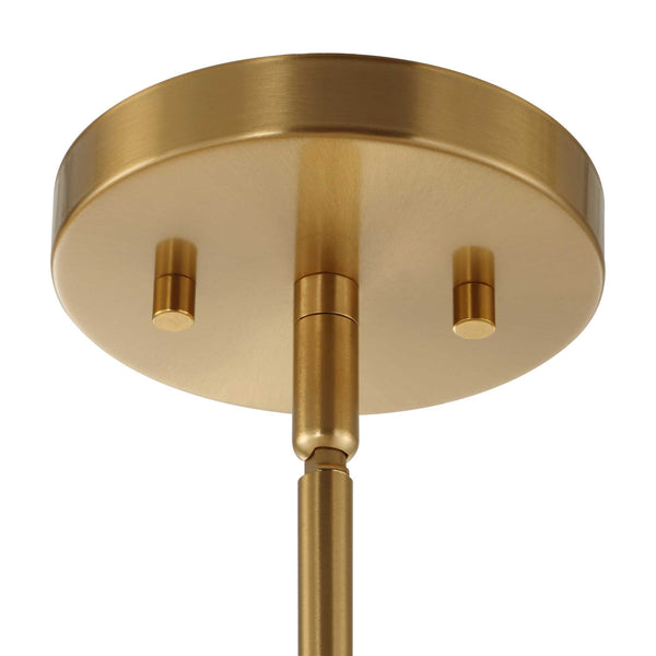 Uttermost Ripple 1 Light Frost Glass Pendant