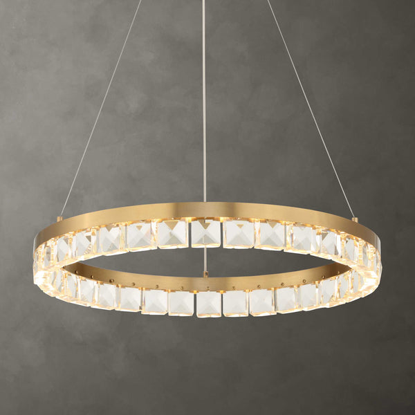 Uttermost Segovia Round Crystal LED Chandelier