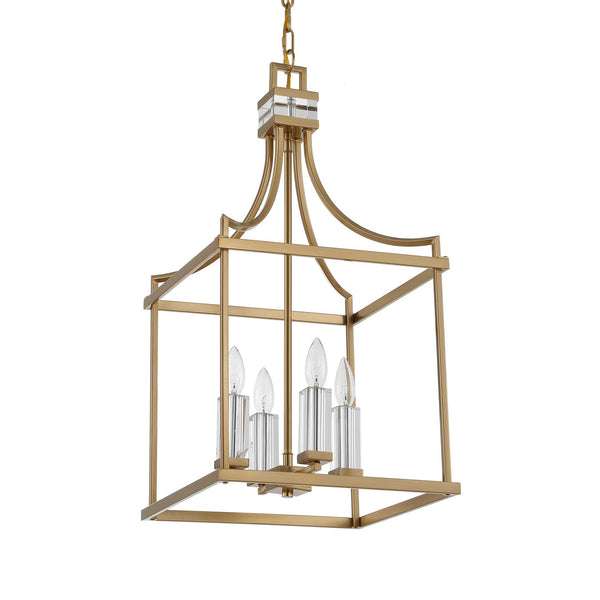 Uttermost Montreal 4 Light Brass Lantern Pendant