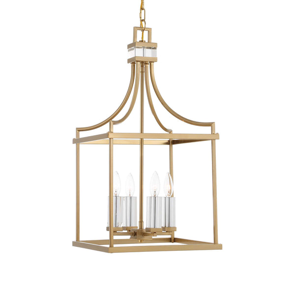 Uttermost Montreal 4 Light Brass Lantern Pendant