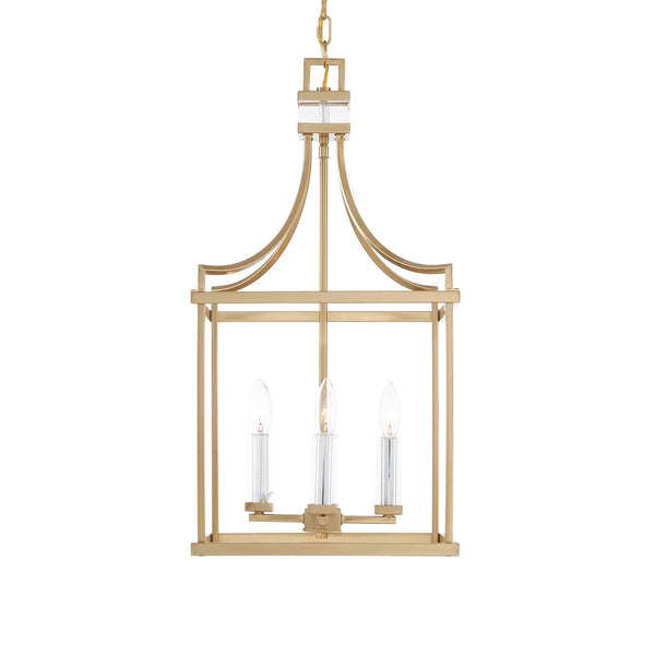 Uttermost Montreal 4 Light Brass Lantern Pendant