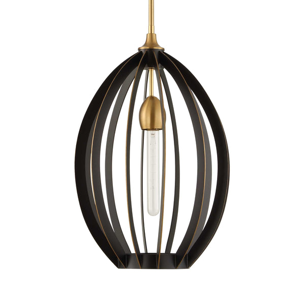 Uttermost Darby 1 Light Architectural Oval Pendant
