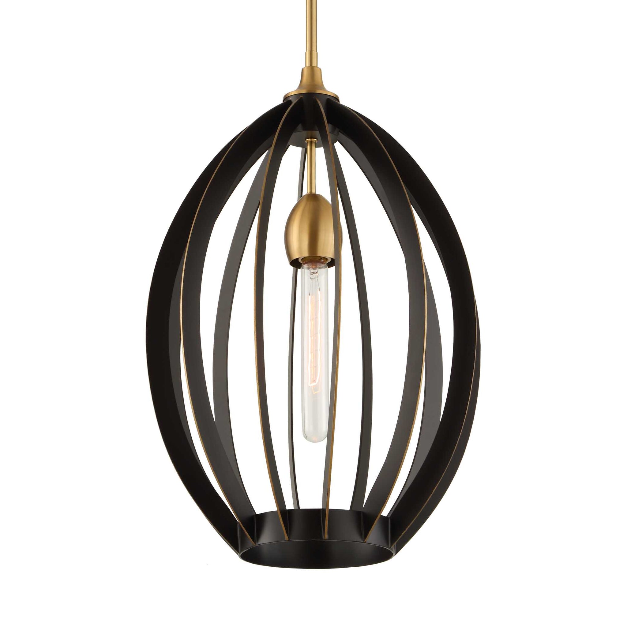 Uttermost Darby 1 Light Architectural Oval Pendant