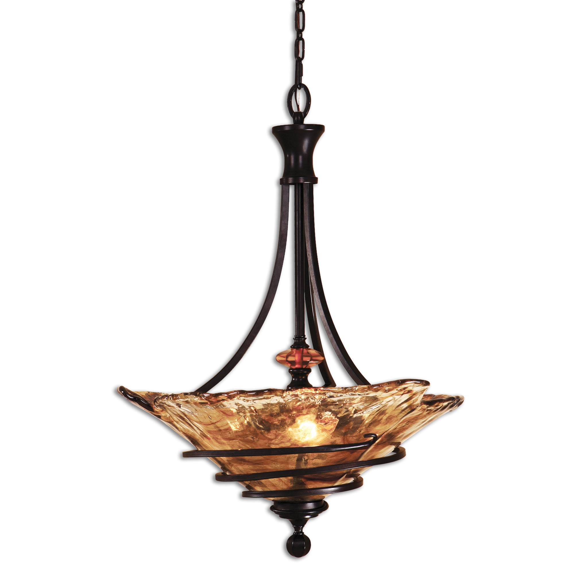 Uttermost Vitalia 3 Lt Oil Rubbed Bronze Pendant