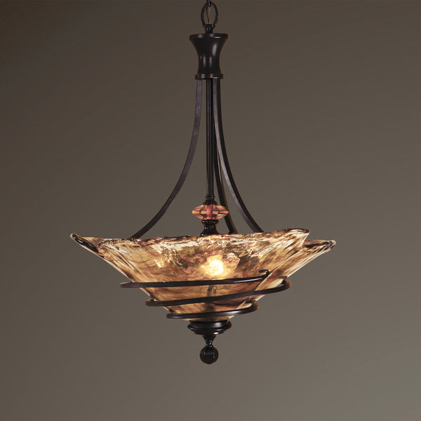 Uttermost Vitalia 3 Lt Oil Rubbed Bronze Pendant