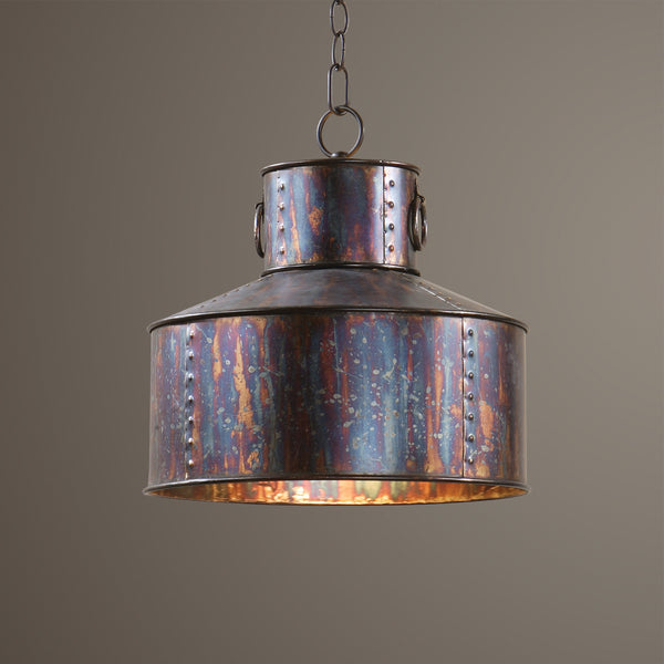 Uttermost Giaveno 1 Light Oxidized Bronze Pendant