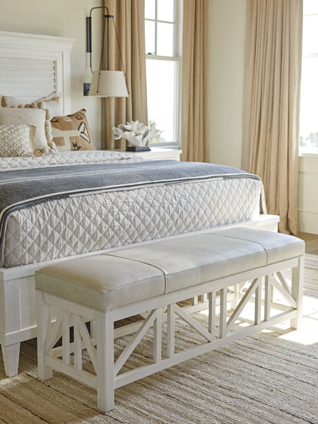 Birkdale Leather Bench