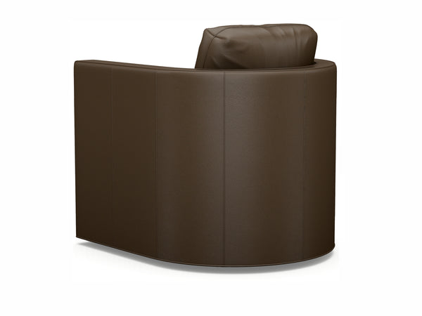 Dorado Beach Leather Swivel Chair