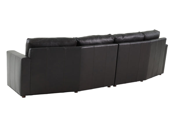 Ashbury Chocolate Leather Sectional