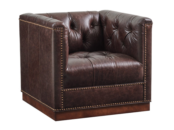 Fremont Leather Swivel Chair
