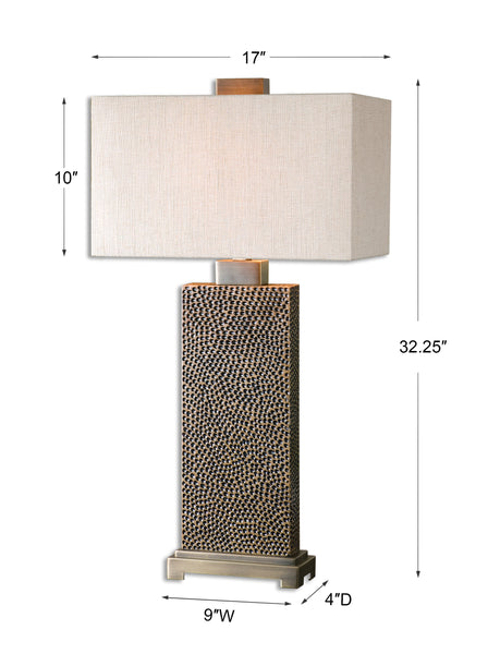 Uttermost Canfield Coffee Bronze Table Lamp