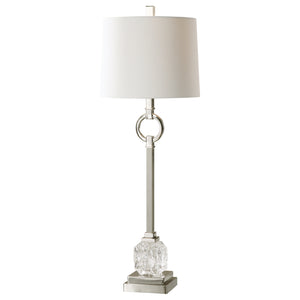 Uttermost Bordolano Polished Nickel Buffet Lamp